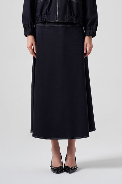 Nuss Φούστα Navy Blue A-Line - Μοντέλο 8027