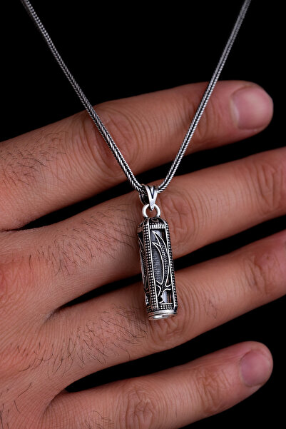 vogutima Erkek Gümüş Kolye - Zülfikar Işlemeli Cevşen Muska • Sevgiliye • Eşe...