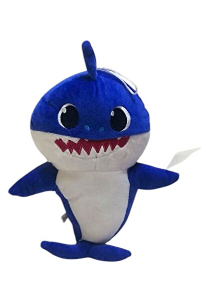TRUST STORE Köpek Balığı Peluş 30 Cm - Uyku Ve Oyun Arkadaşı Peluş Oyuncak MAVİ