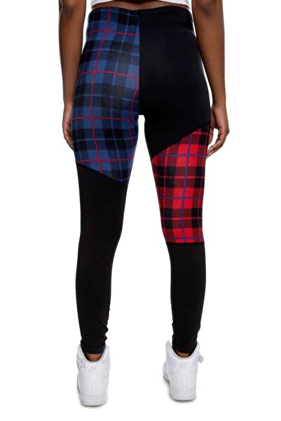 Nike Kadın NSW Tayt Ekose  BV4633-010 (Renk Multi / Beden Large)