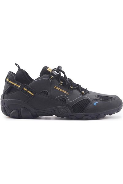 Dockers By Gerli DOCKERS236850 FX - Black Comfort Casual Anatomical Outdoor Sports Sandals