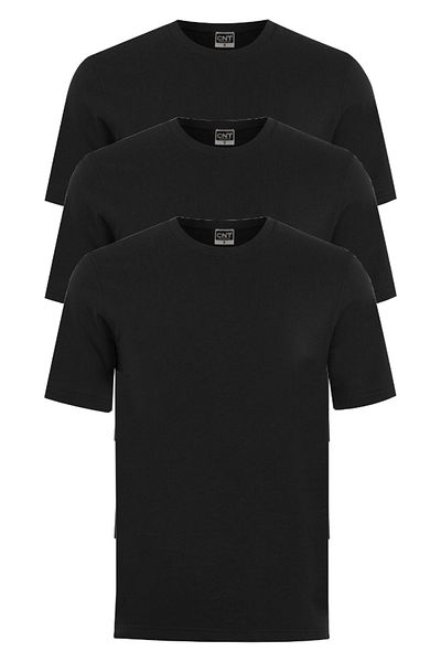CNT Men's Crew Neck Half Sleeve Undershirt 3 Pack