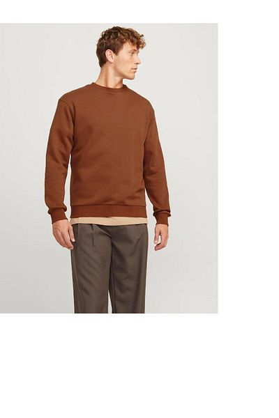 Jack & Jones 12249341   Hanorac pentru bărbați Jjebradley Sweat Crew Noos