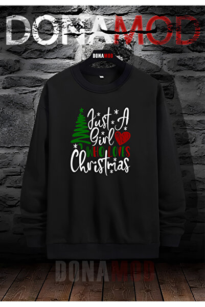 donamod 2025 Anul Nou Pin Roșu Model Crew Gât Moș Crăciun Căprior Halloween H...