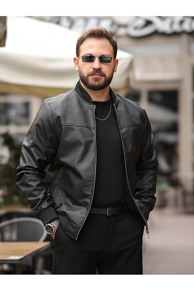 Men s Biker Jacket for Riders Prices and Styles Trendyol Page 172