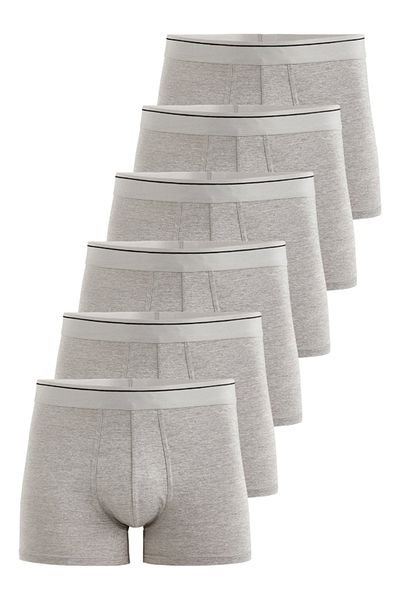 CENNETOĞLU Ανδρικά Lycra Cotton Boxers 6 Pack με Ειδική Υγιεινή Συσκευασία