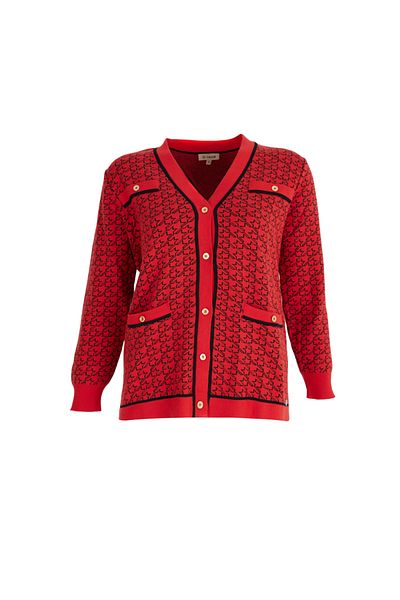 Aker V-Neck Knitwear Jacket