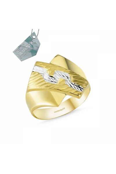 Sembol Gold 14 Ayar Altın Şık Tasarım Yüzük