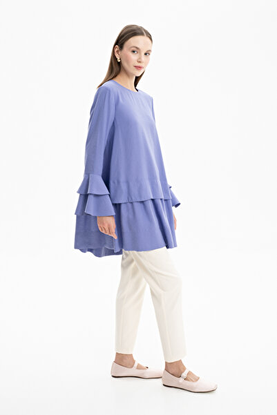 Aker Fırfır Detaylı Tunik