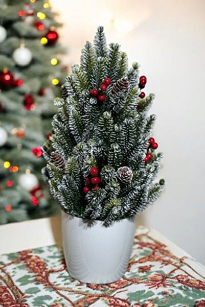 YAPAY ÇİÇEKÇİNİZ شجرة عيد الميلاد 35 سم