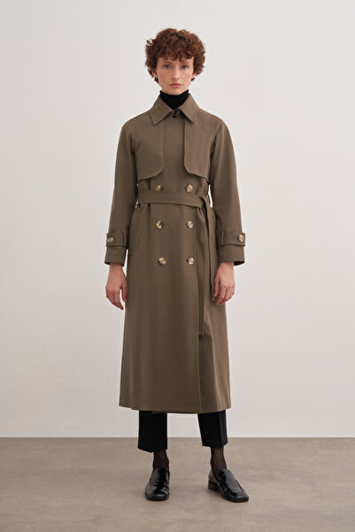 Aker Çift Rüzgarlıklı Kruvaze Trençkot