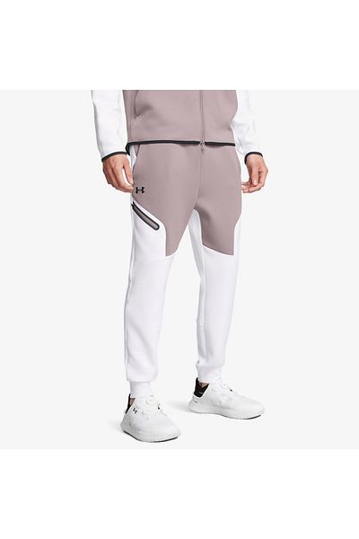 Under Armour Ανδρικό γκρι αθλητικό παντελόνι Unstoppable Flc Jgr Eu