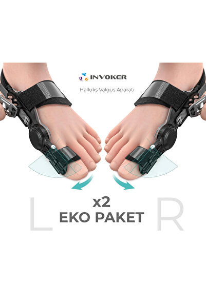 INVOKER Ayak Baş Parmak Kemik Eğriliği Çıkıntı Düzeltici Aparat Gece Ateli Ay...