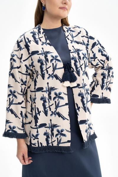 Aker Püskül Detaylı Desenli Tweenset