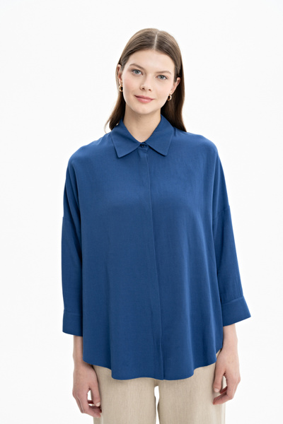 Aker Χαλαρή κομμένη μπλούζα