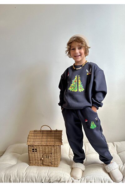 YİGİT BUTİK Yigit Boutique New Year Printed Boy's Suit