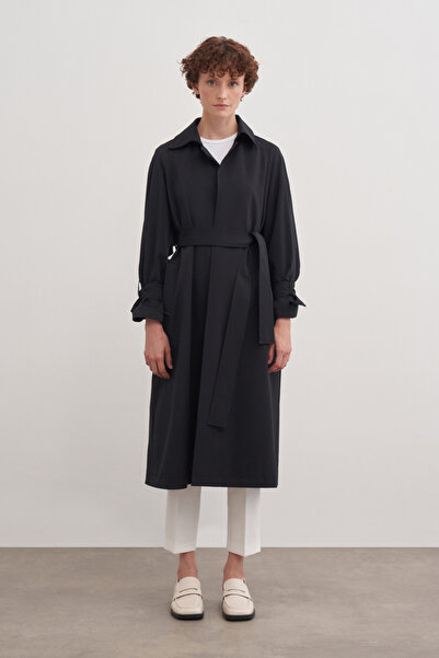 Aker 7172111 Kolları Apolet Detaylı Trençkot