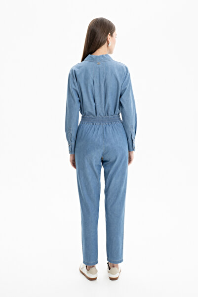 Aker Beli Lastikli Jean Pantolon