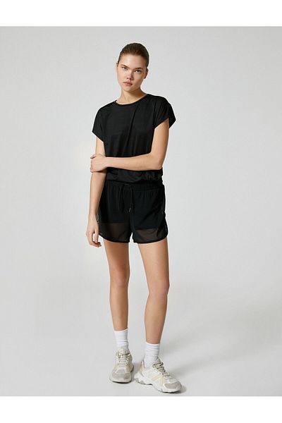 Koton Comfortable Fit Sports T-Shirt Crew Neck Short Sleeve