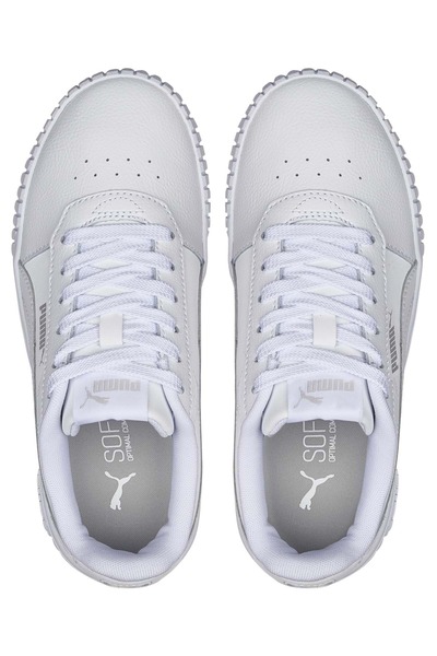 Puma 386185 Carina 2.0 Jr Sneaker Kadın Spor Ayakkabı BEYAZ-BEYAZ