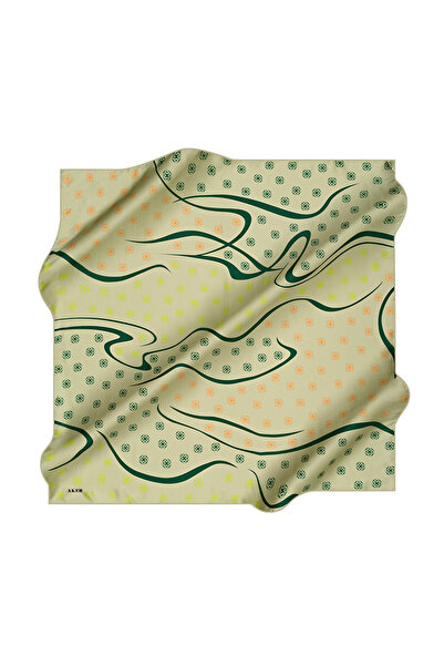 Aker 90X90 İpek Krep Saten