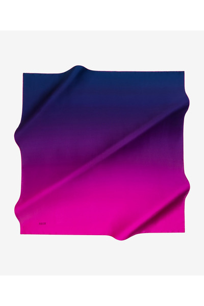 Aker Fırça Desenli 90x90 Ipek Tivil Eşarp