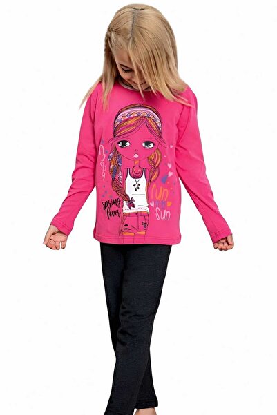 Uniquetrenders Devojčin set od Pamuk delova, dugi rukavi, Sa deznom komada, p...