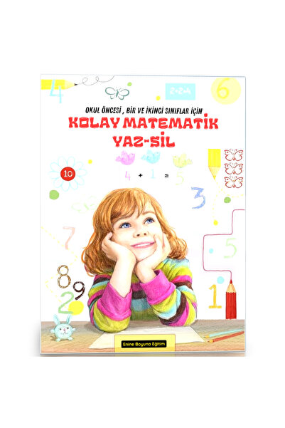 Enine Boyuna Eğitim كتاب Easy Math SUMMER-WIPES (مرحلة ما قبل المدرسة، الصف ا...