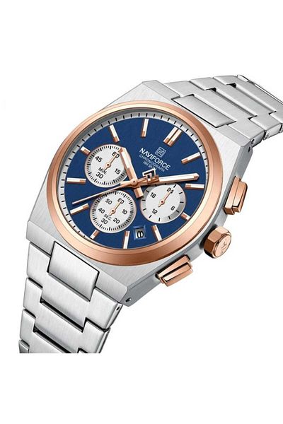 Naviforce Men's Function Wristwatch and Steel Band - 2129