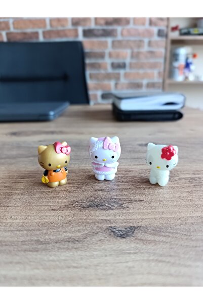 Hello Kitty Sürpriz Yumurta Figürleri 3 adet