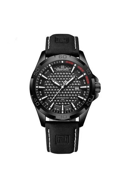 Naviforce Men's Digital & Analog Wrist Watch - Leather Band 2134