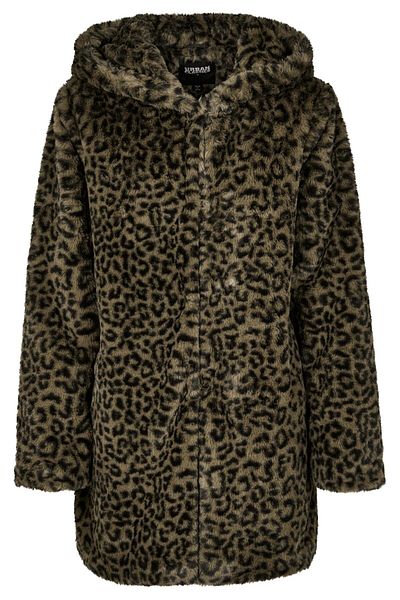 Urban Classics Damen Ladies Leo Teddy Coat