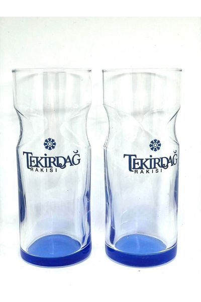 Paşabahçe Vintage Blue Glasses Set of 6, Rare Series Glasses as a Set