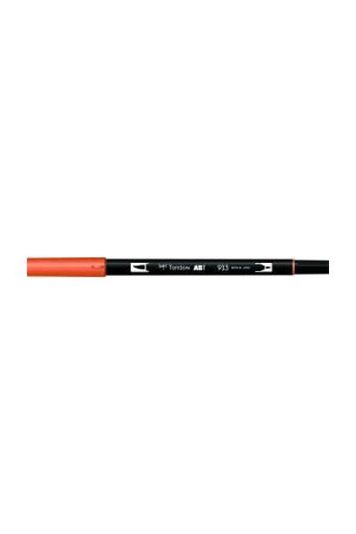 Tombow Ab-t Dual Brush Pen Graphic Pen Orange 933