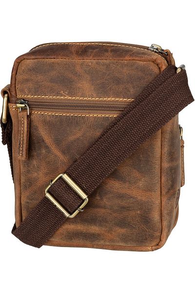 Greenburry Vintage Umhängetasche Leder 18 cm