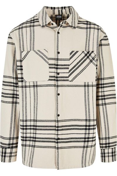 Urban Classics Herren Long Oversized Checked Summit Shirt