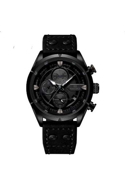 Naviforce Men's Wrist Watch Function Leather Band 2132