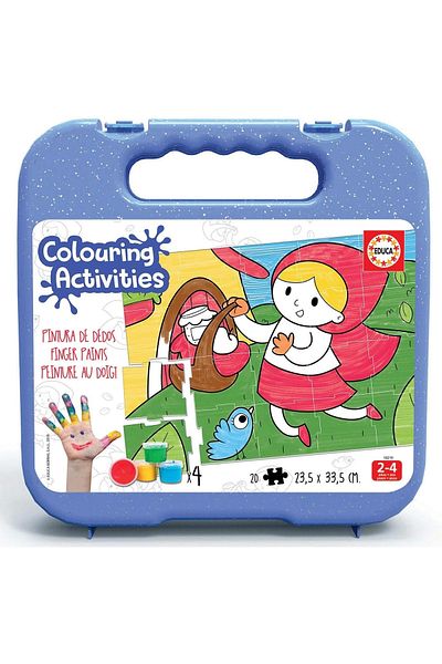 EDUCA 20 Pieces Little Red Riding Hood Painting Puzzle 18210
