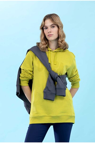 U.S. Polo Assn. Unisex Basic φούτερ με κουκούλα Oversize 3 κλωστών