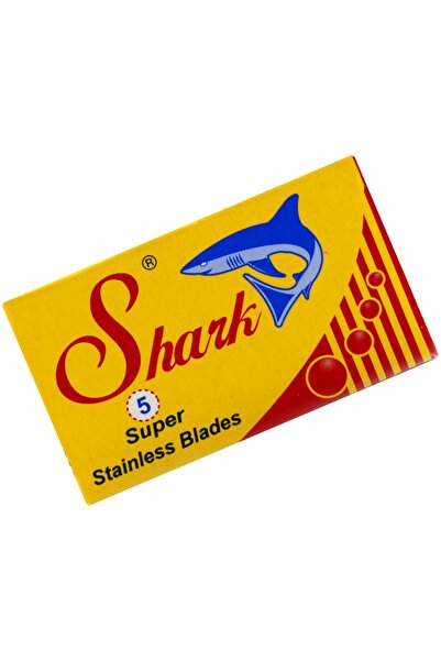 Shark Super Stainless Tıraş Bıçağı 1 Adet 5'li Kutu Jilet (5 Adet Yaprak Jilet)