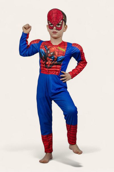 SEDİRLİ Superhero Costume Muscular New Kids Spiderman Muscle Costume Masquerade Party Outfit