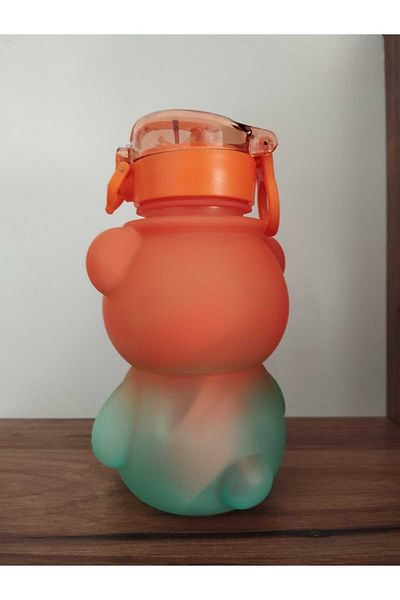 Beauty Loves Smile Teddy Bear Model Bpa Free Water Bottle - 800 0ml Water Bottle Drinker