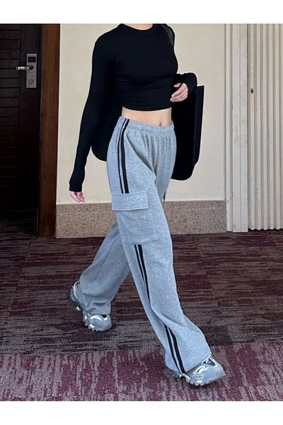sefur trend collection StreetLine Grey Cargo αθλητική φόρμα