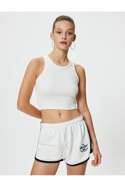 Koton Sportovní šortky Extra Mini Size Line Detailní Kravata v pase