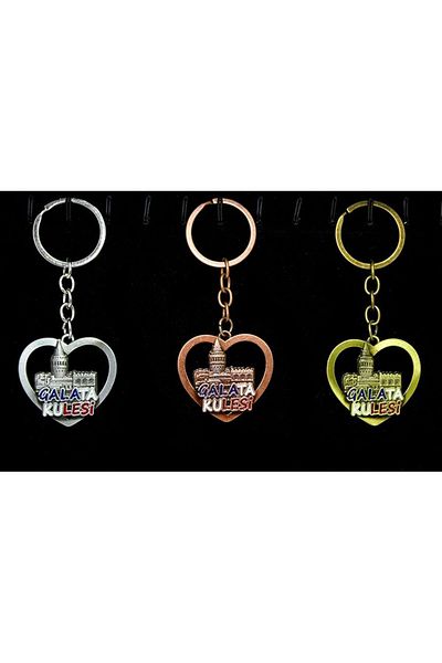 Skygo Metal Galata Tower Keychain