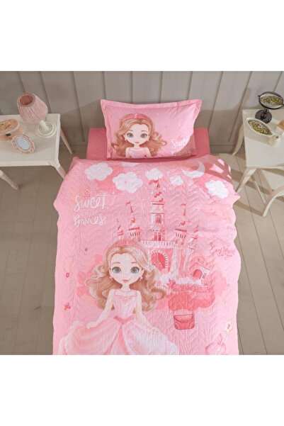 ŞENER HOME Tatlı Prenses Desenli Çocuk-genç Odası Dört Mevsim Komple Set Tek ...
