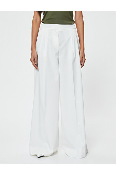 Koton Palazzo Pantolon Pileli Normal Bel