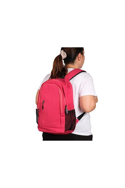 Bagacar 1125 Μοντέλο Ροζ Σχολικό και καθημερινό σακίδιο πλάτης