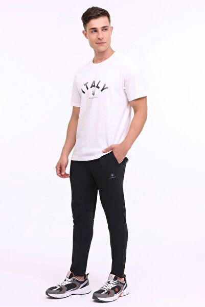 lumberjack Ανδρικό μαύρο αθλητικό παντελόνι Owen