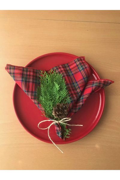 Soft Kare Christmas Concept 6-Piece Service Napkin